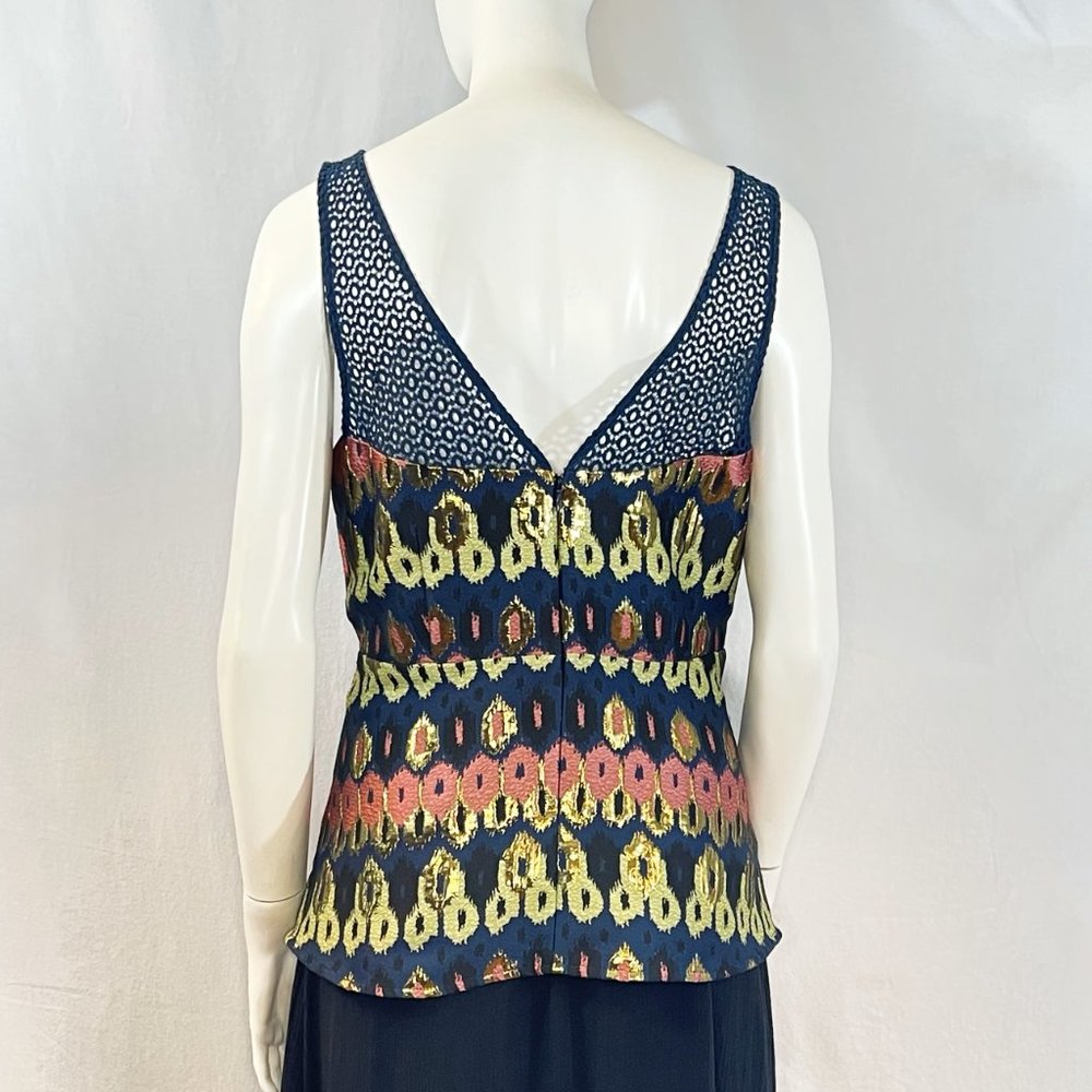Peplum Top With Metallic Accent | Anthropologie (NWT) - Picture 4 of 7